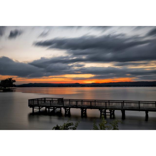 Lake Sunset Highland Dunes Size: 51cm H x 76cm W on Productcaster.