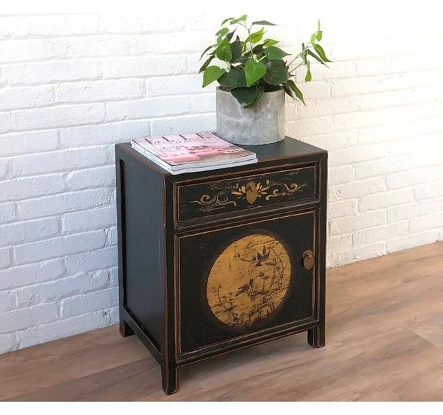 Absolom Side Table Latitude Vive Colour: Black on Productcaster.