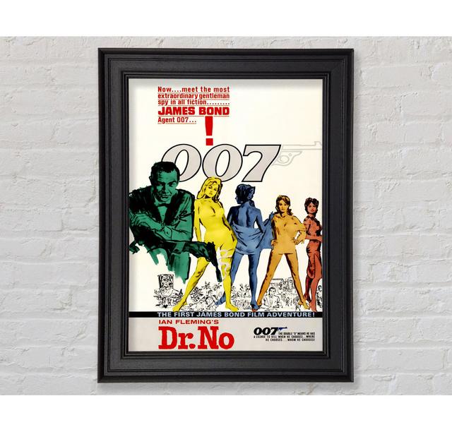 Sean Connery Dr No - Print Ophelia & Co. Size: 141,4cm H x 100cm W x 8cm D, Format: Galway Black Framed Paper on Productcaster.