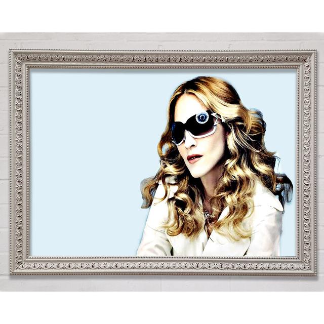 Madonna Baby Blue - Print 17 Stories Size: 100cm H x 141.4cm W x 3cm D on Productcaster.