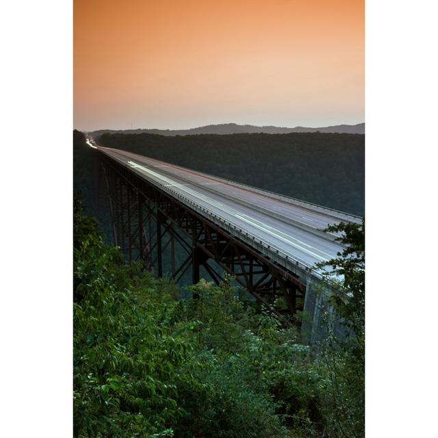 Balido New River Gorge Bridge by Benkrut - Wrapped Canvas Photograph Latitude Run Size: 46cm H x 30cm W x 3.8cm D on Productcaster.