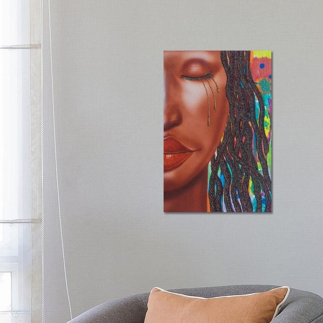 Thandie With Tears by Fred Odle - Wrapped Canvas Print ClassicLiving Size: 66.04cm H x 45.72cm W x 1.905cm D on Productcaster.