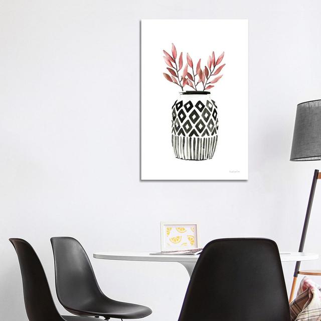 Geometric Vases II by Mercedes Lopez Charro - Wrapped Canvas Painting George Oliver Size: 101.6cm H x 66.04cm W x 1.91cm D on Productcaster.