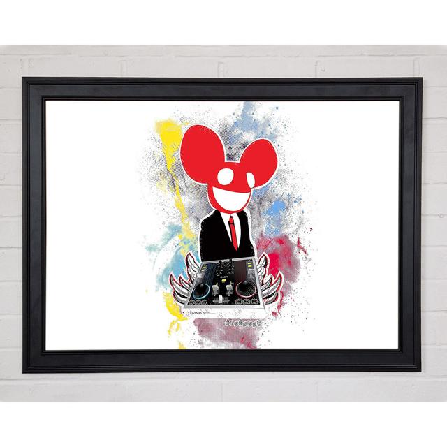 Mouse It Up Framed Print Happy Larry Size: 84.1cm H x 118.9cm W x 1.5cm D on Productcaster.