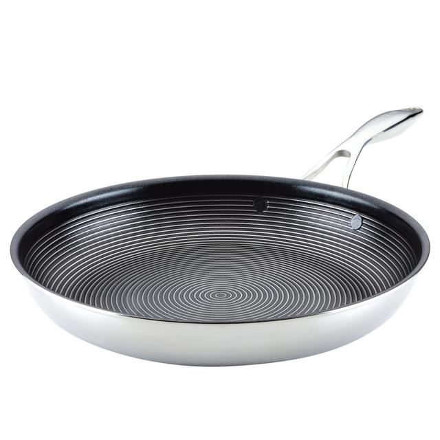 Circulon Steelshield C Series Stainless Steel induction Hybrid Nonstick Dishwasher Safe Frying Pan Circulon Size: 32cm on Productcaster.