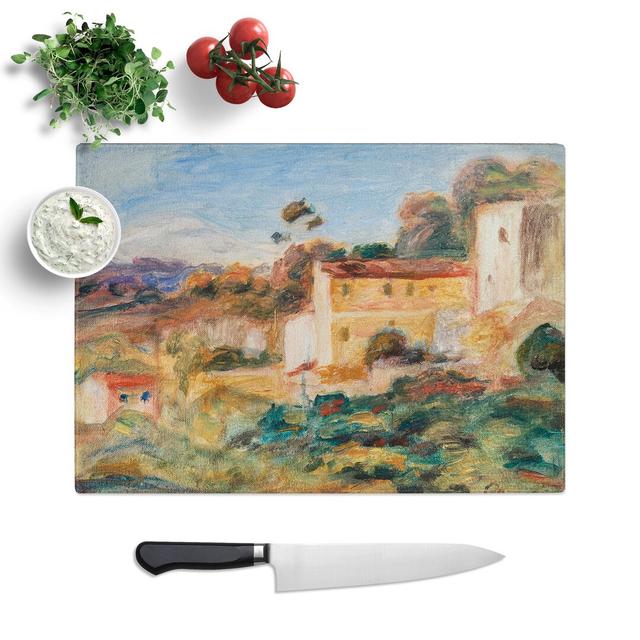 Landscape Vol.7 by Pierre-Auguste Renoir Chopping Board East Urban Home Size: 28.5cm W x 39cm L on Productcaster.