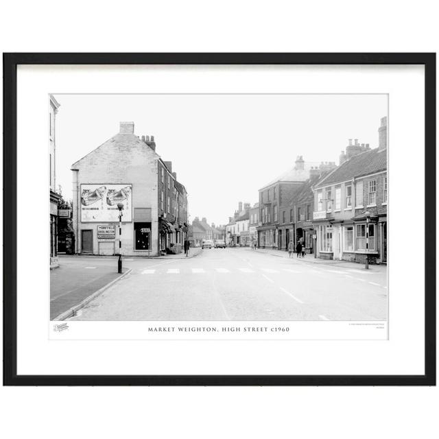 'Market Weighton, High Street C1960' by Francis Frith - Picture Frame Photograph Print on Paper The Francis Frith Collection Size: 60cm H x 80cm W x 2 on Productcaster.