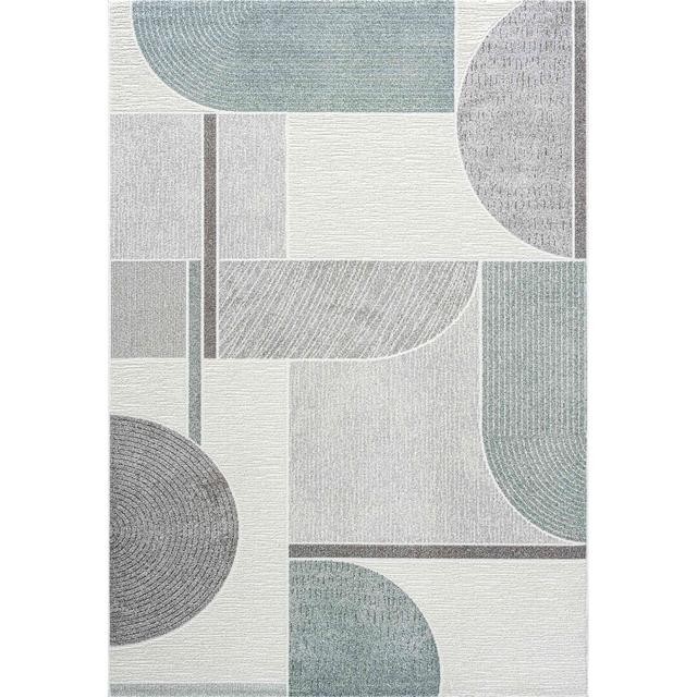 Toney Geometric Green Area Rug Corrigan Studio Rug Size: Rectangle 240 x 340cm on Productcaster.