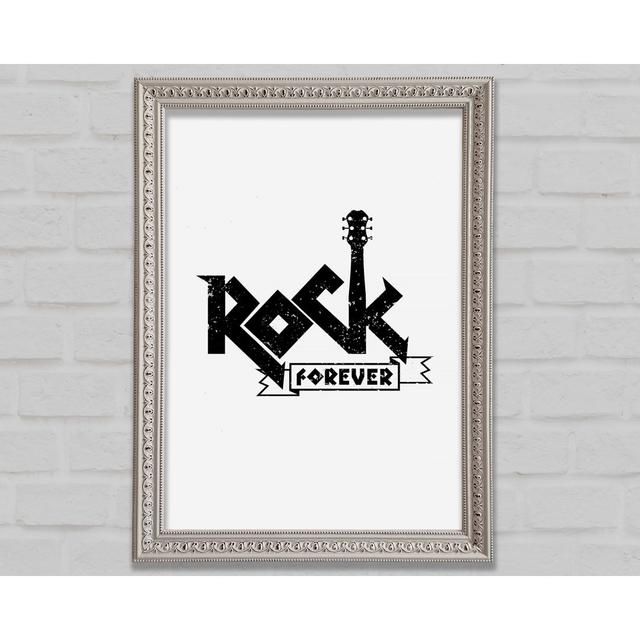 Rock Forever - Single Picture Frame Art Prints Bright Star Size: 118.9cm H x 84.1cm W on Productcaster.