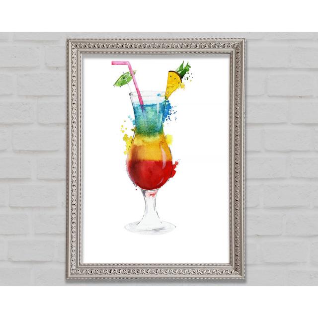 Jelly Baby Cocktail Framed Print Bright Star Size: 42cm H x 29.7cm W x 3cm D on Productcaster.