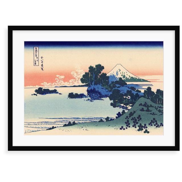 'Shichiri Beach in Sagami' Graphic Art World Menagerie Size: 40 cm H x 50 cm W x 2.3 cm D, Format: Framed Paper on Productcaster.