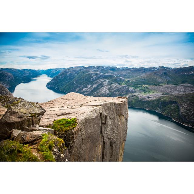 Preikestolen Or Prekestolen - Wrapped Canvas Photograph Union Rustic Size: 51cm H x 76cm W x 3.8cm D on Productcaster.