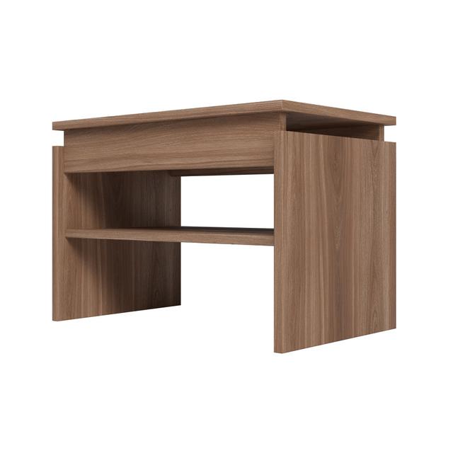 Buariki Sled Coffee Table with Storage 17 Stories Colour: Oak on Productcaster.