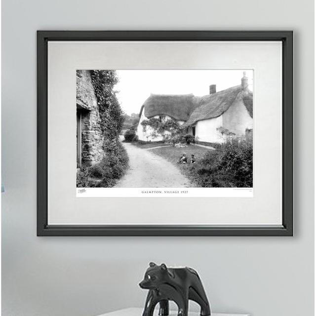 Galmpton, Village 1927 - Single Picture Frame Print The Francis Frith Collection Size: 28cm H x 36cm W x 2.3cm D on Productcaster.