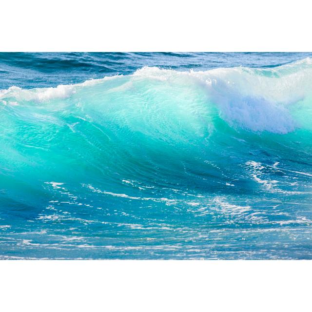 Transparent Turquoise Wave by Dimitris66 - Print House of Hampton Size: 120cm H x 80cm W on Productcaster.