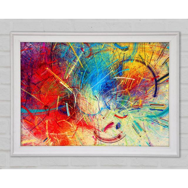 Whirlwind 2 - Single Picture Frame Art Prints Bright Star Size: 59.7cm H x 84.1cm W x 1.5cm D on Productcaster.