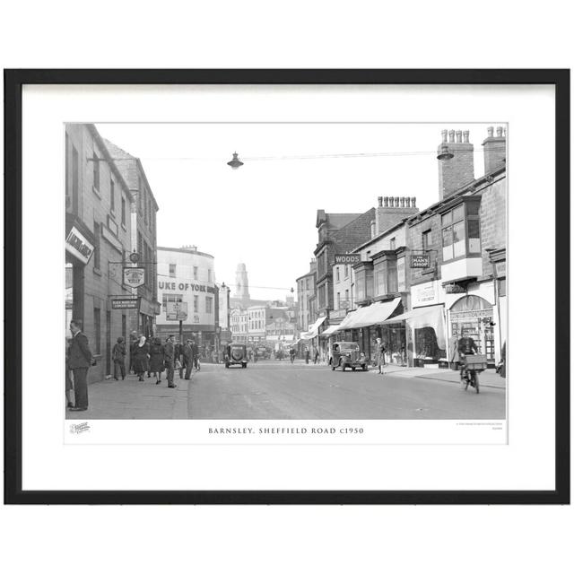 'Barnsley, Sheffield Road C1950' - Picture Frame Photograph Print on Paper The Francis Frith Collection Size: 28cm H x 36cm W x 2.3cm D on Productcaster.