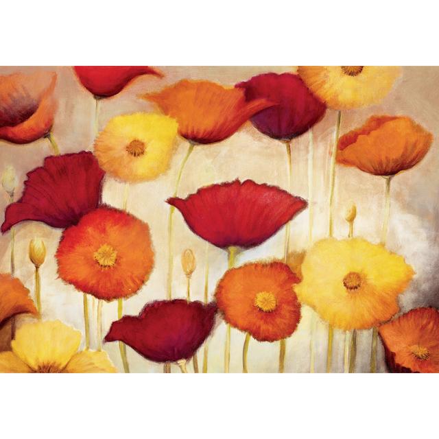 Poppies Con Photograph Normal - Wrapped Canvas Painting Marlow Home Co. Size: 51cm H x 76cm W x 3.8cm D on Productcaster.