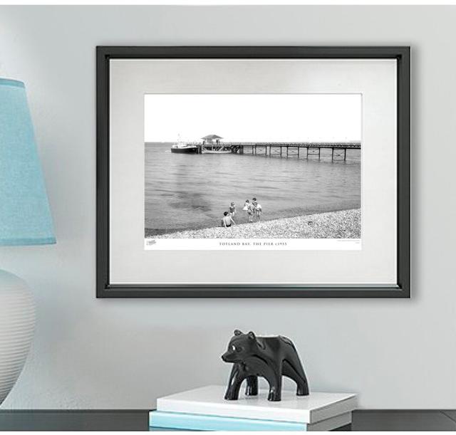 Totland Bay, The Pier C1955 - Single Picture Frame Print The Francis Frith Collection Size: 40cm H x 50cm W x 2.3cm D on Productcaster.