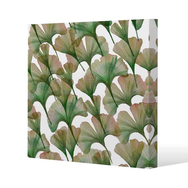 Ginkgo Biloba - Wrapped Canvas Art Prints ClassicLiving Size: 91cm H x 91cm W x 4cm D on Productcaster.