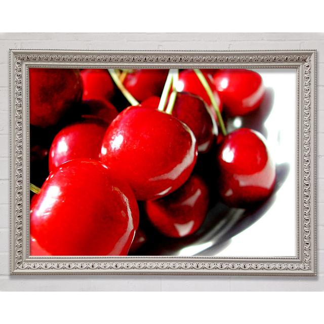 Red Cherry Treat - Einzelner Bilderrahmen Kunstdrucke Bright Star Größe: 100cm H x 141,4cm B x 3cm T on Productcaster.