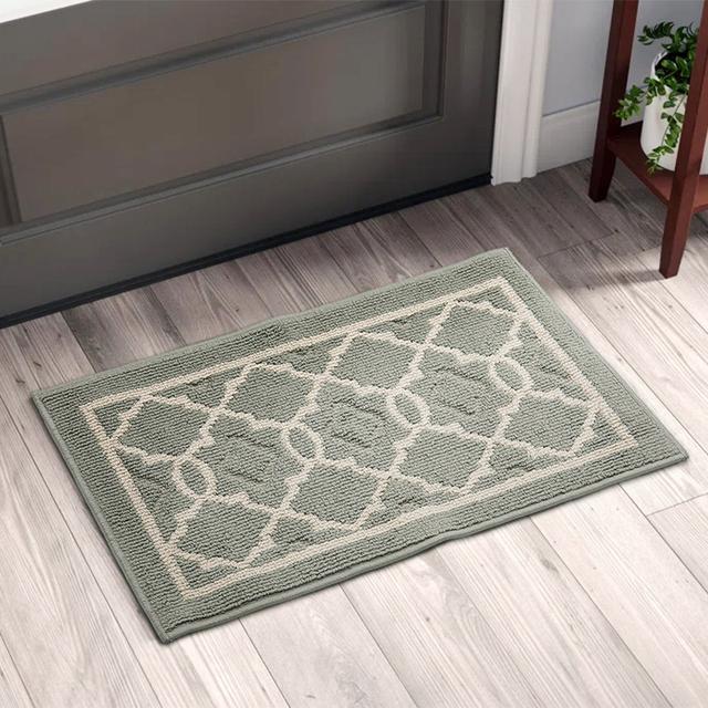 Connier Anti Slip Entryway Kitchen Mat Rosalind Wheeler Colour: Green on Productcaster.