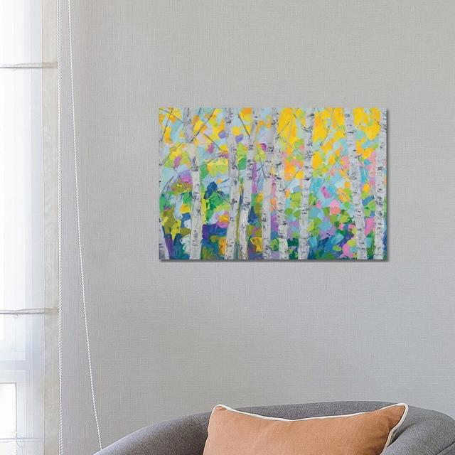 Dancing Birch Tree by Ann Marie Coolick - Wrapped Canvas Painting ClassicLiving Size: 45.72cm H x 66.04cm W on Productcaster.