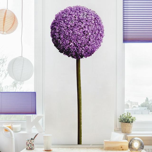 Allium Globularia Wall Sticker East Urban Home Size: 250 cm H x 103 cm W on Productcaster.