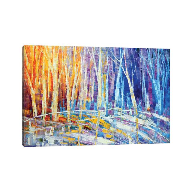 Color Of Snow by Tatiana Iliina - Wrapped Canvas Print Alpen Home Size: 30.48cm H x 45.72cm W x 1.91cm D on Productcaster.