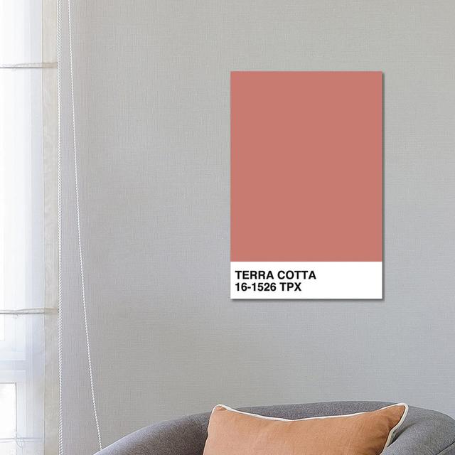 Terra Cotta 16-1526 TPX by Honeymoon Hotel - Wrapped Canvas Art Prints Ebern Designs Size: 152.4cm H x 101.6cm W x 3.81cm D on Productcaster.