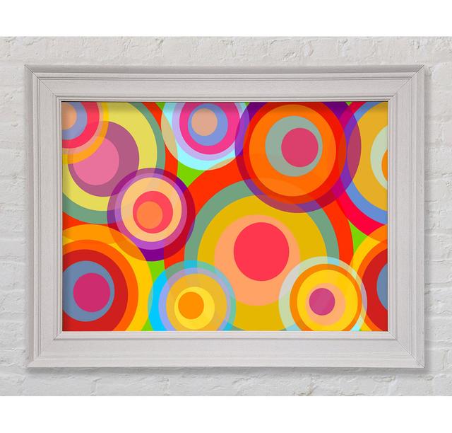 Psychedelic Rainbows Framed Print Bright Star Size: 21cm H x 42cm W x 8cm D on Productcaster.