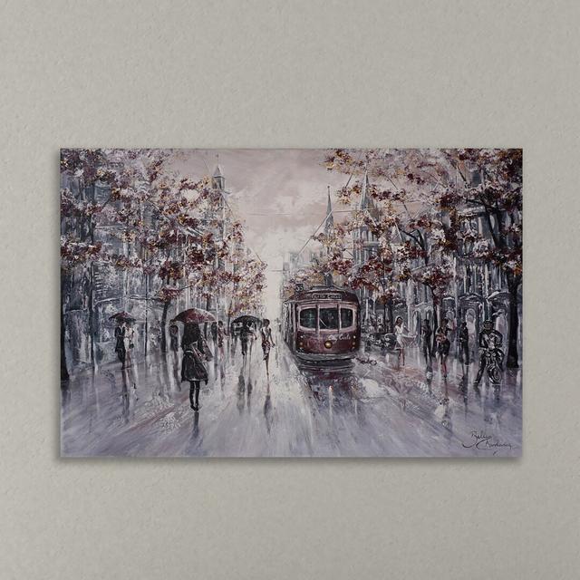 Melbourne Vibes, Collins Street by Isabella Karolewicz - Wrapped Canvas Graphic Art Print East Urban Home Size: 41 cm H x 61 cm W on Productcaster.