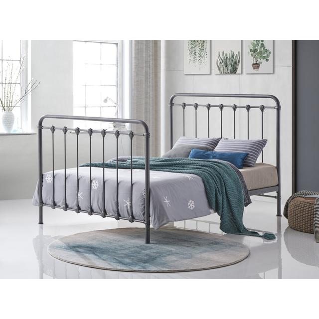 Annessia Metal Bed Brambly Cottage Size: Kingsize (5') on Productcaster.