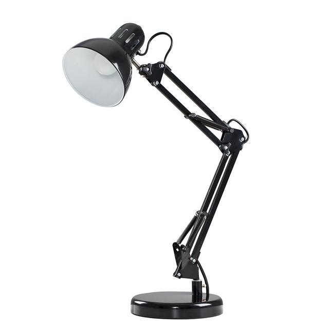 Shaina 35cm Desk Lamp 17 Stories Finish: Black, Bulb Type: Yes on Productcaster.