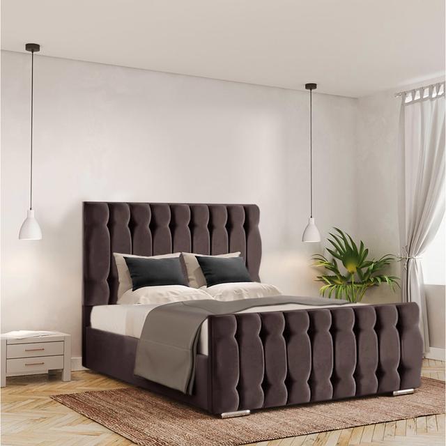 Abiel Upholstered Storage Bed Fairmont Park Colour: Mole, Size: Single (3') on Productcaster.