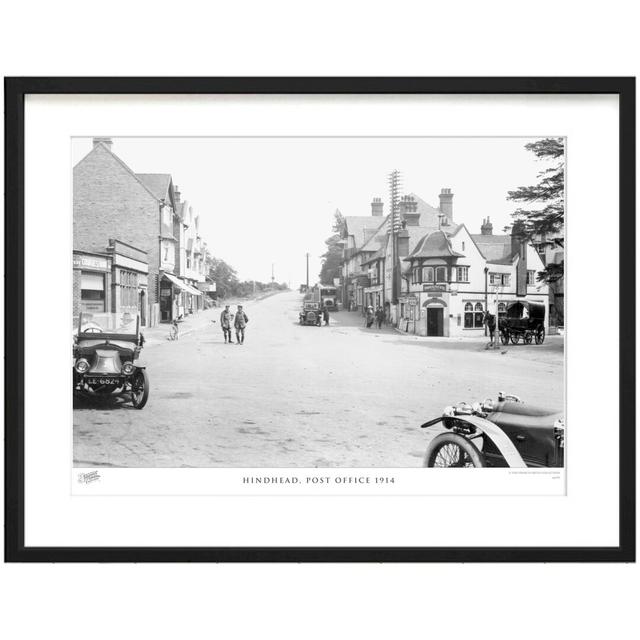 Hindhead, Post Office 1914 by Francis Frith - Single Picture Frame Print The Francis Frith Collection Size: 45cm H x 60cm W x 2.3cm D on Productcaster.