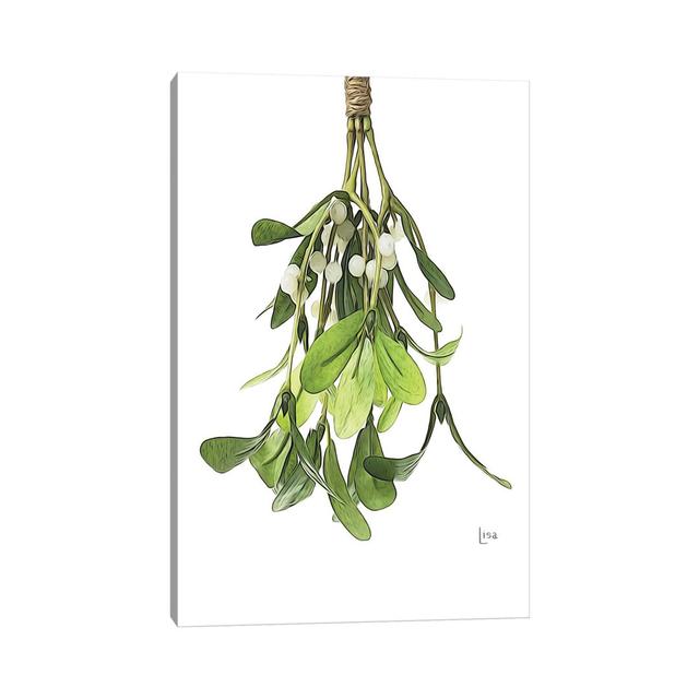 Mistletoe - Wrapped Canvas Painting ClassicLiving Size: 66.04cm H x 45.72cm W x 1.91cm D on Productcaster.