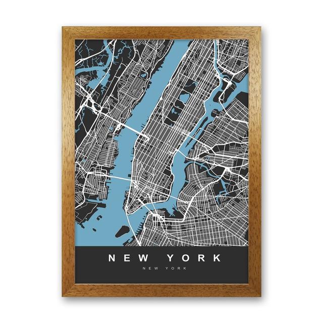 New York II - Print Borough Wharf Format: Brown Paper, Size: 34cm H x 25cm W x 3cm D on Productcaster.