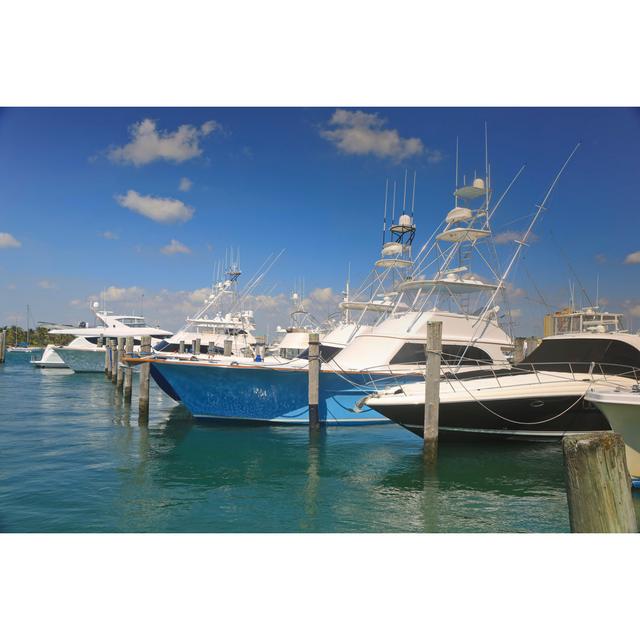 Charter Fishing Boats Breakwater Bay Size: 30cm H x 46cm W x 3.8cm D on Productcaster.