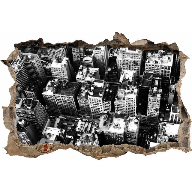 Wandtattoo New York City East Urban Home Größe: 62 cm H x 92 cm B x 0,02 cm T on Productcaster.