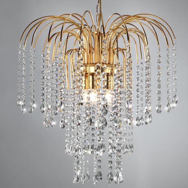 Rines 5 - Light Crystal Chandelier Mercer41 Finish: Gold on Productcaster.