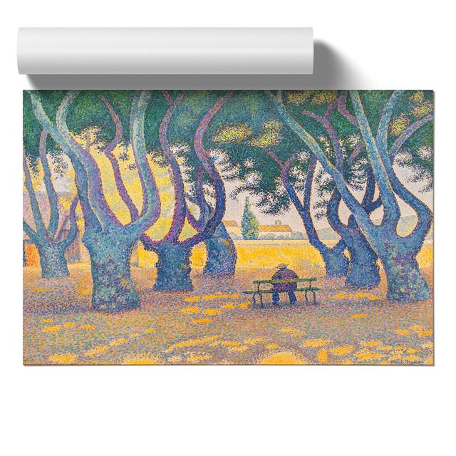 Place Des Lices by Paul Signac - No Frame Painting East Urban Home Size: 42cm H x 59cm W x 0.1cm D on Productcaster.