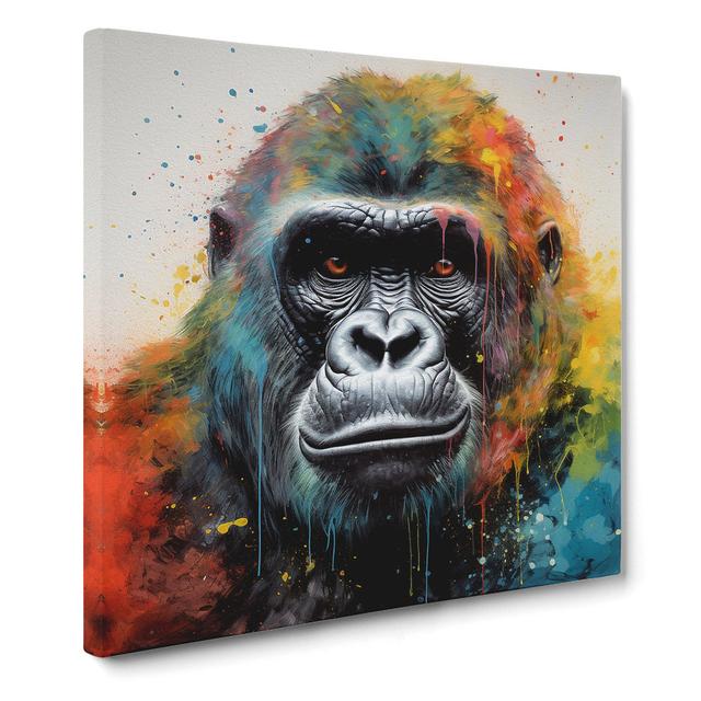 Gorilla Colour Field Painting No.1 - No Frame Print Latitude Vive on Productcaster.