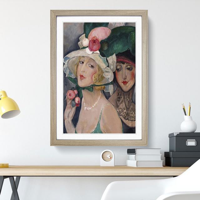 Dress Down Friday by Gerda Wegener - Picture Frame Painting East Urban Home Size: 48cm H x 36cm W x 2cm D, Frame Option: Oak Framed on Productcaster.