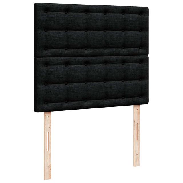 Vidaxl Ottoman-Bett Mit Matratzen Hellgrau 160X200 Cm Stoff Ebern Designs Farbe: Schwarz Samt, Größe: 120 x 190 cm on Productcaster.