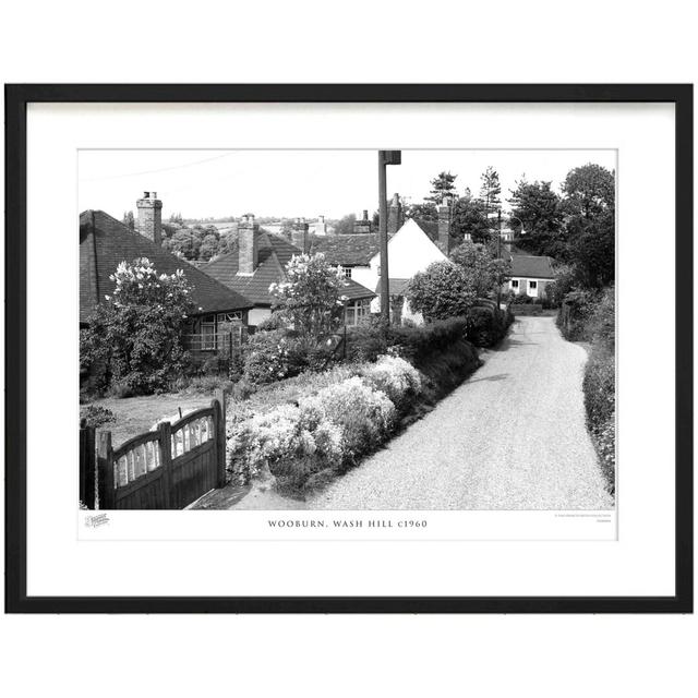 'Wooburn, Wash Hill C1960' by Francis Frith - Picture Frame Photograph Print on Paper The Francis Frith Collection Size: 60cm H x 80cm W x 2.3cm D on Productcaster.