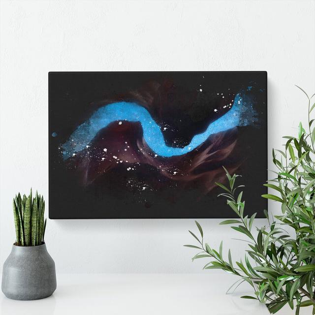 River of Stars in Antelope Canyon - Wrapped Canvas Graphic Art East Urban Home Size: 40cm H x 60cm W x 3cm D on Productcaster.