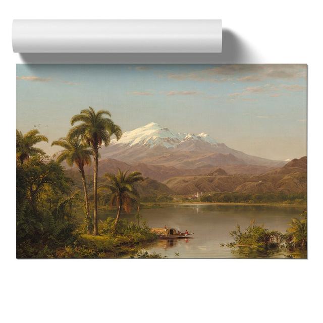 Tamaca Palms by Frederic Edwin Church - Unframed Painting East Urban Home Size: 30cm H x 42cm W x 0.1cm D on Productcaster.