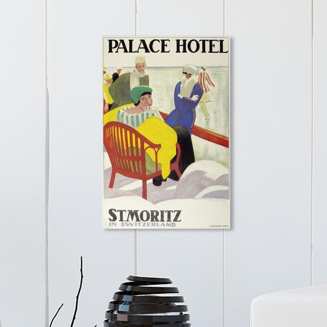 St Moritz - Wrapped Canvas Print East Urban Home Size: 114.3 cm H x 76.2 cm W on Productcaster.