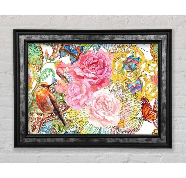 Beautiful Flowers India - Single Picture Frame Art Prints Bright Star Size: 21cm H x 42cm W x 1.5cm D on Productcaster.